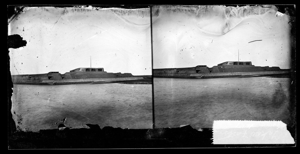 EU: Takow forts on the waterfront, John Thomson (1871), Tainan, Taiwan, 1871