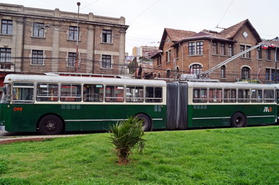 Trolebus articulado, Valparaíso, Valparaíso, 2012
