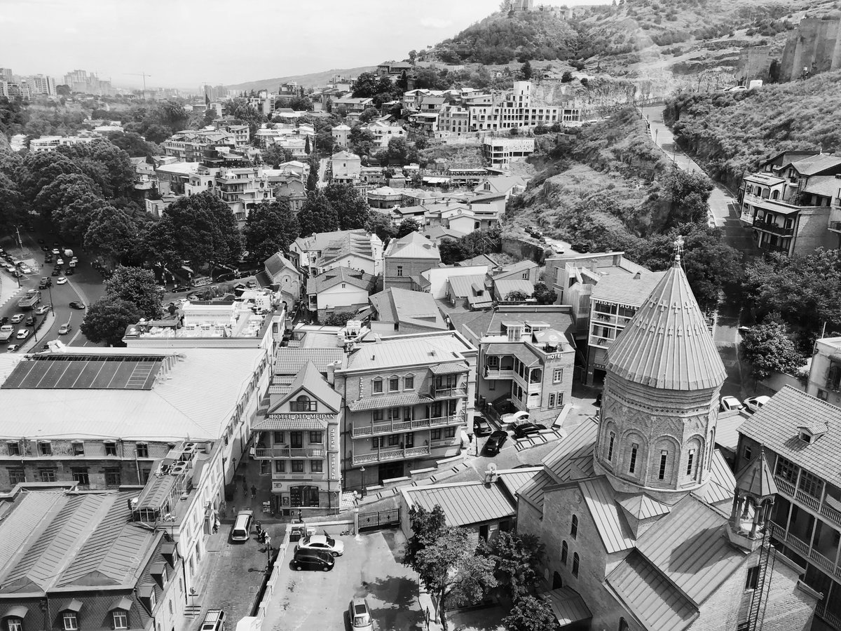 Panoramic view of Old Tbilisi, Georgia, Tbilisi, Georgia, 2019