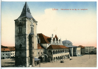 es az ag. ev. templom, Levoča, 1911