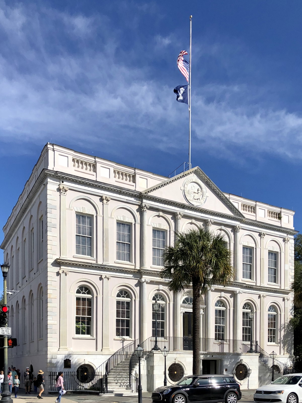 Charleston City Hall, French Quarter, Charleston, SC, Charleston, South Carolina, USA, 2019