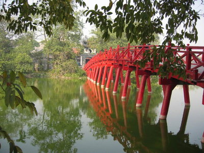 Cau The Huc (Pont du soleil levant), Hanoi, 2007
