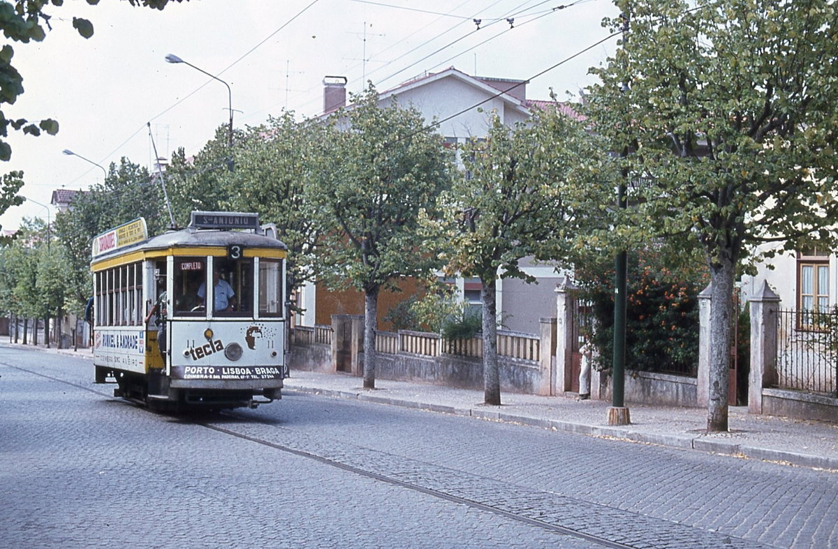 Trams de Coimbra (Portugal), Coimbra, Portugal, 1978