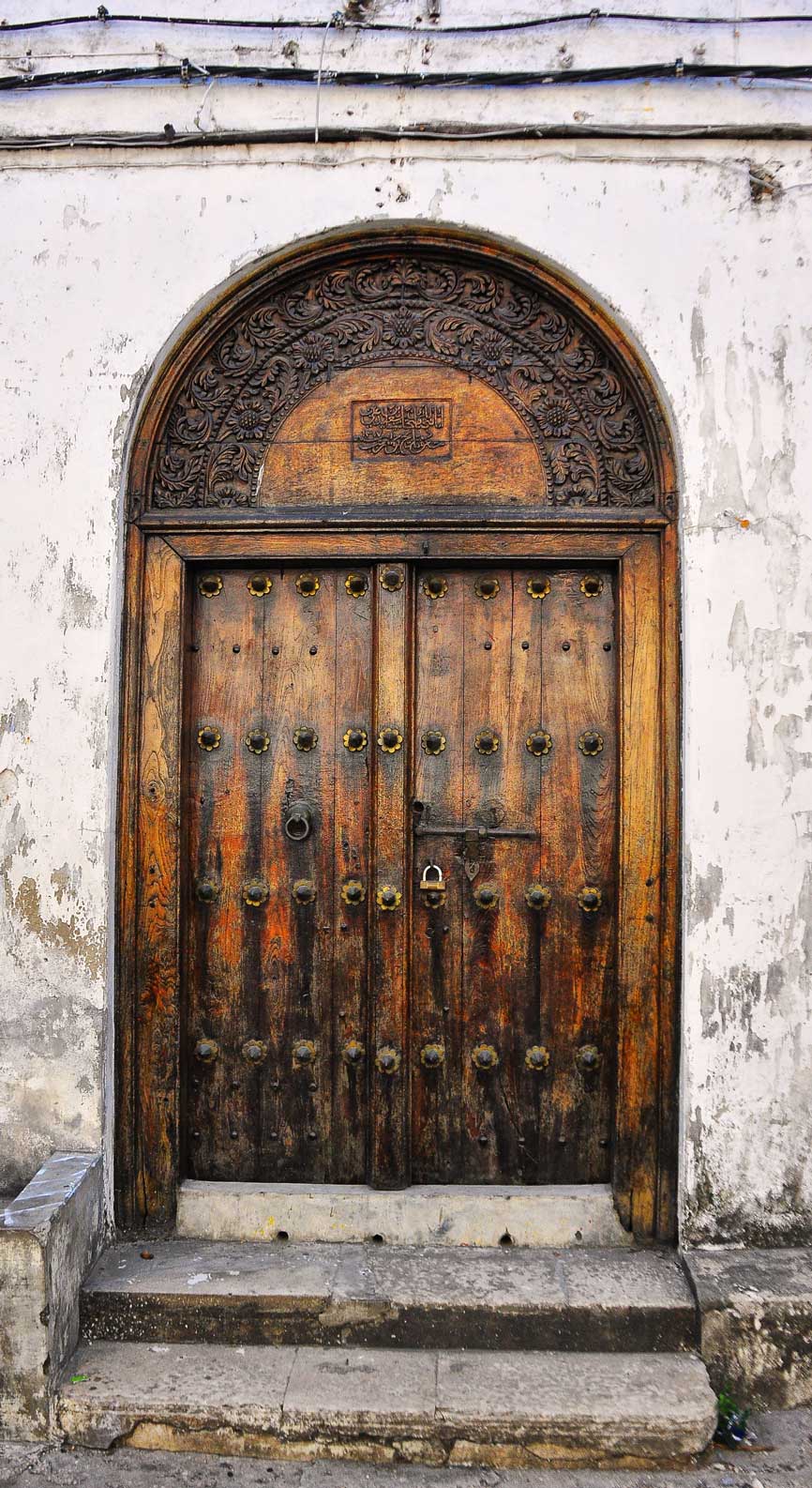Traditional Door, Zanzibar, Zanzibar, Tanzania, 2012