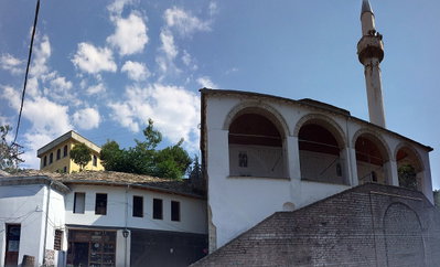 Bazar Mosque, Gjirokaster, panoramic, Gjirokastër, 2017