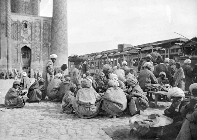 Регистан. Близ медресе Шир-Дор, Samarkand, Uzbekistan, 1890