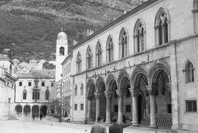 Dziedziniec pałacu Kneže Dvor - Dubrownik, Dubrovnik, 1960