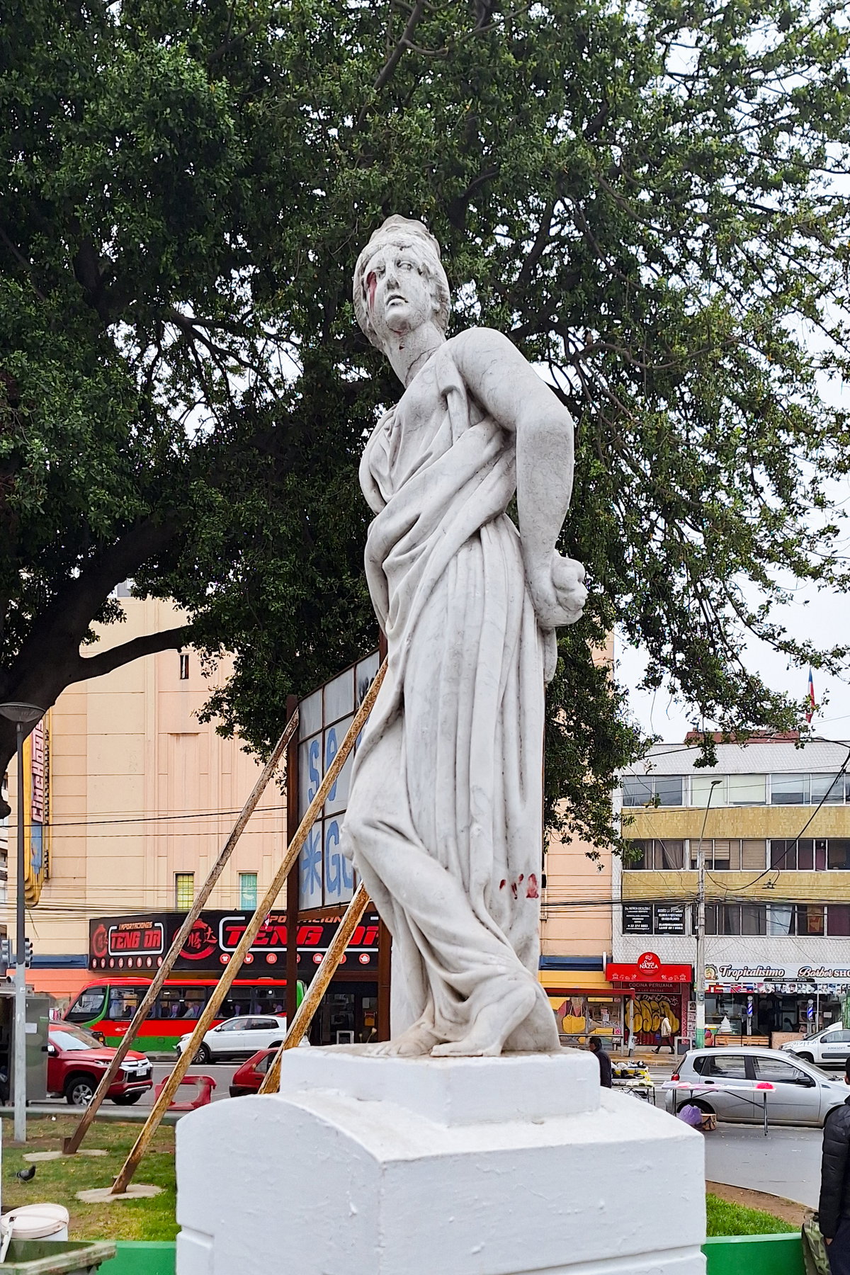 Estatua en Parque Italia, Valparaíso, Valparaíso, Chile, 2024