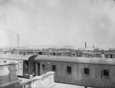 EU: näkymä rautatieasemalta (1906), Turkmenbashi, 1906