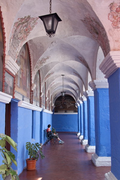 Archways of Santa Catalina monastery, Arequipa, 2009