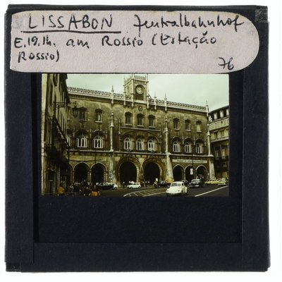 EU: Lissabon, Bahnhof Rossio (1976), Lisbon, 1976