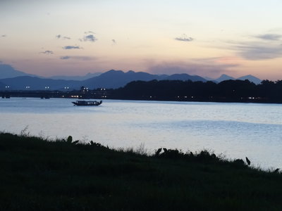 Perfume River at sunset 3, Hue, 2018