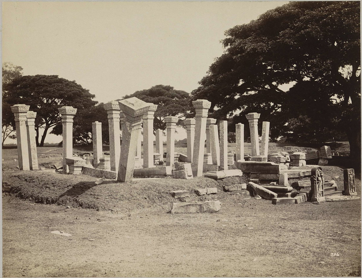 EU: Ruïne, Anuradhapura (1895), Anuradhapura, Sri Lanka, 1895