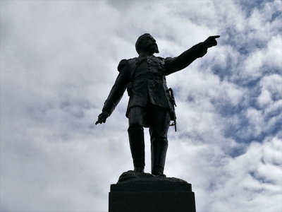 Estàtua de Bolognesi a l'Avenida España de Trujillo03, Trujillo, 2017