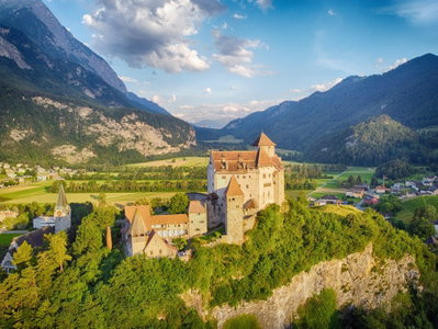 Burg Gutenberg seenfromWest3, Balzers, 2022