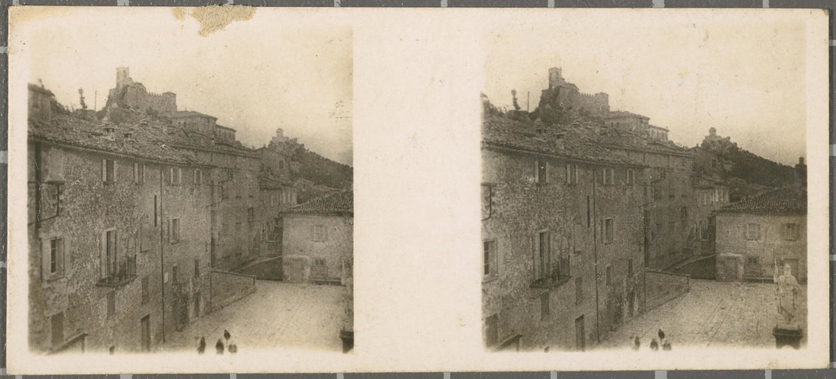 EU: N.º 330. San Marino. - Vista parcial. (1933), City of San Marino, San Marino, 1933