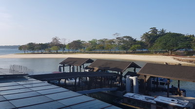 Changi village - changi point ferry terminal and beach, Singapore, 2018