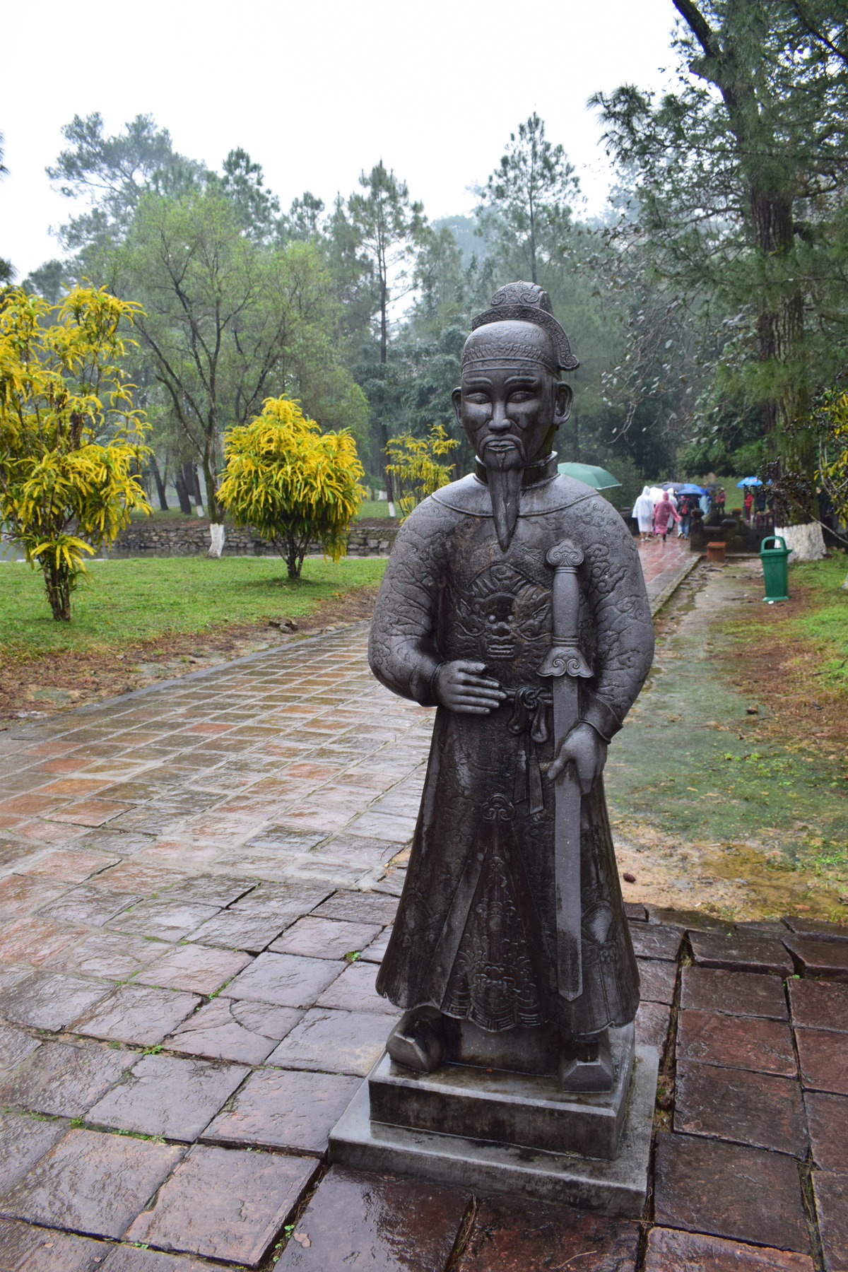 Mandarin Statue at Minh Mang Tomb, Hue, Vietnam, 2018