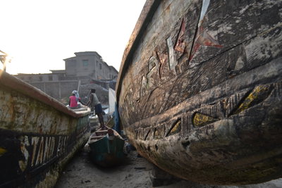 Fishing Boats in Ghana, Accra, 2011