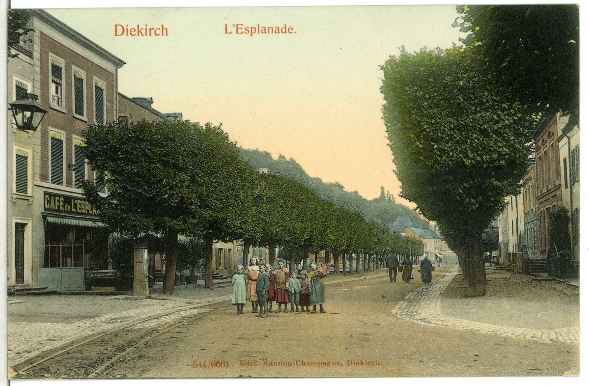 Esplanade, Diekirch, Luxembourg, 1905