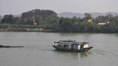 Dragon boat, Perfume River, Hue, Vietnam, Hue, 2012