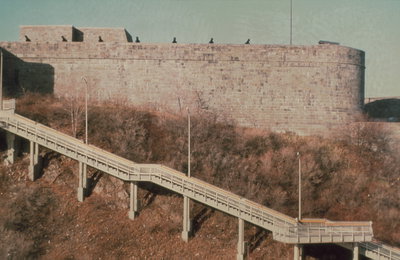 Citadelle, Québec Le bastion du Roi, face est, Quebec City — photos through time