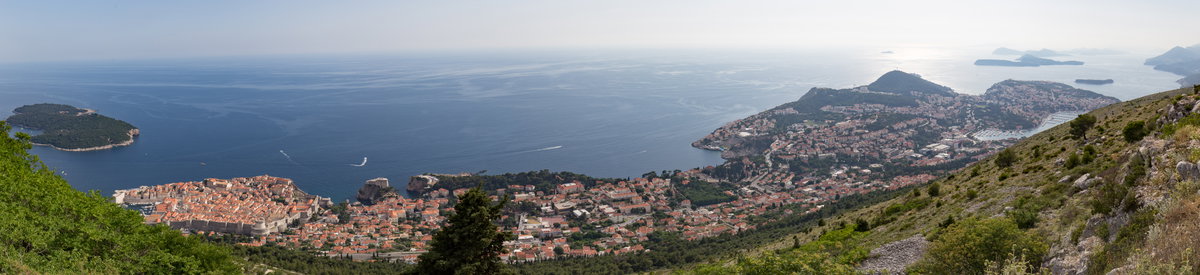 View from Mount Srd, Dubrovnik, Croatia, 2018