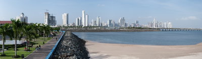 Panama City panorama, Panama City, 2020