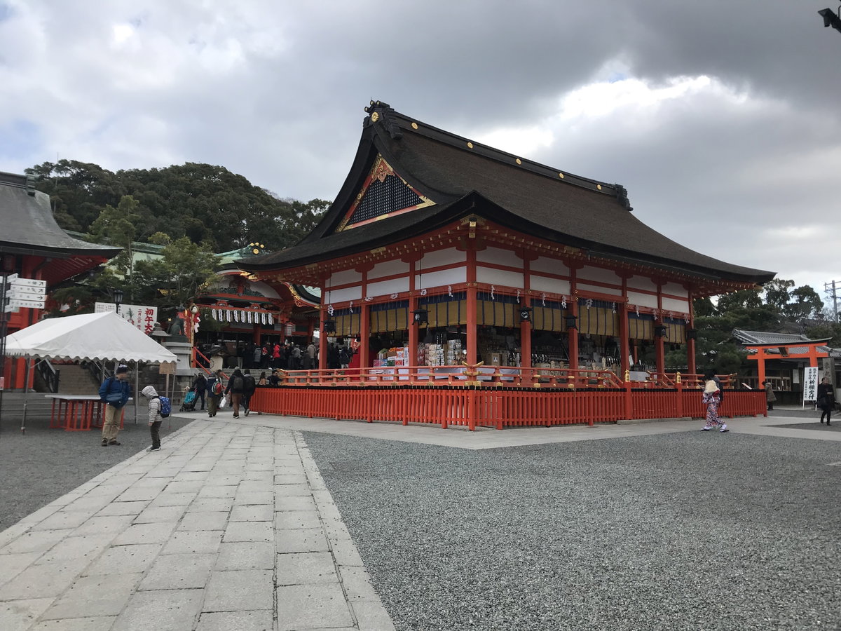 Outer Haiden of Fushimi Inari Grand Shrine 4, Kyoto, Japan, 2019