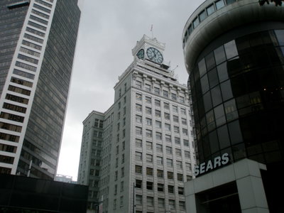 The old clock, Granville Street, Vancouver, Vancouver, 2011