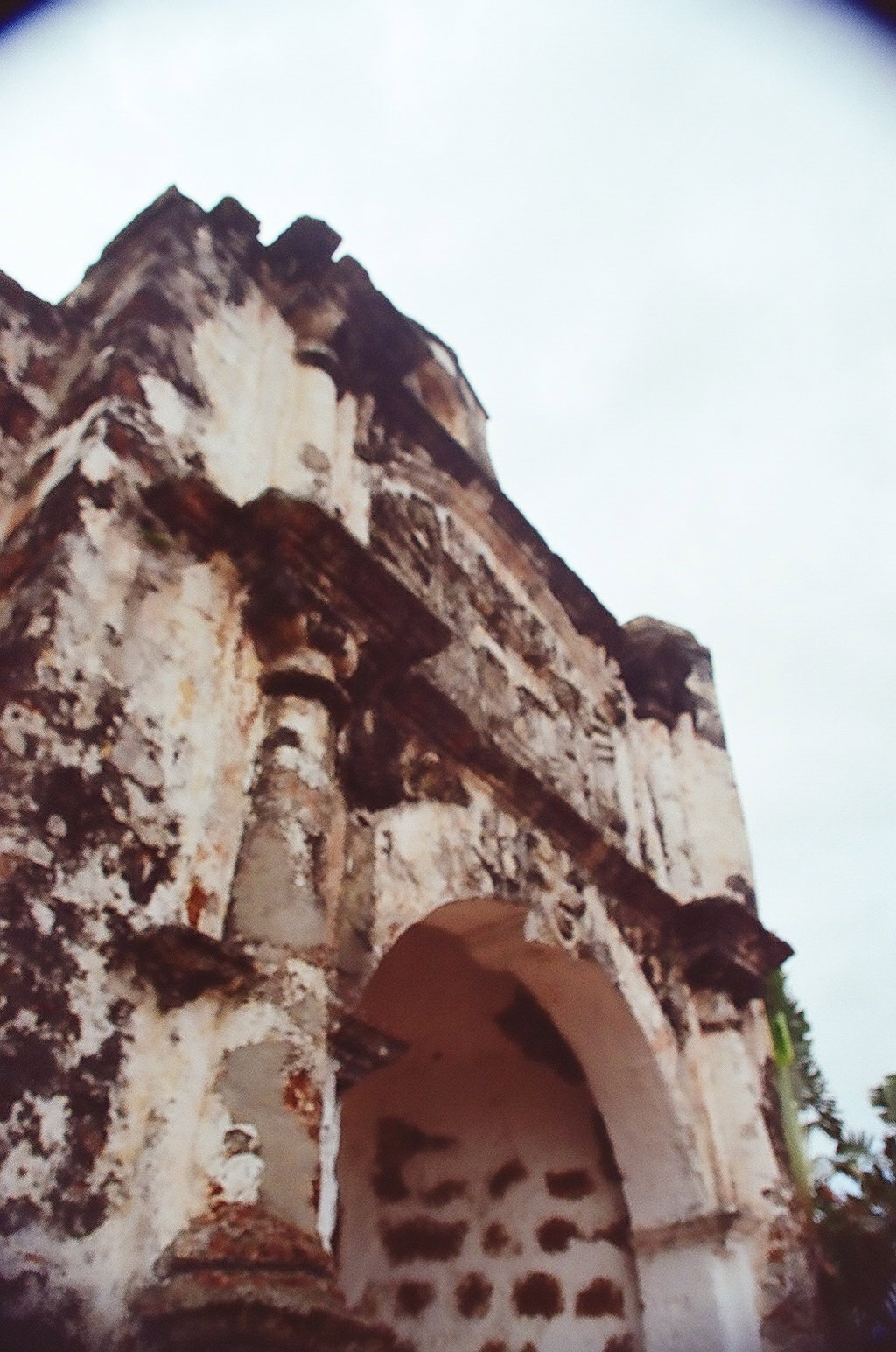 Closer look at A Famosa, Melaka, Malaysia, 2008