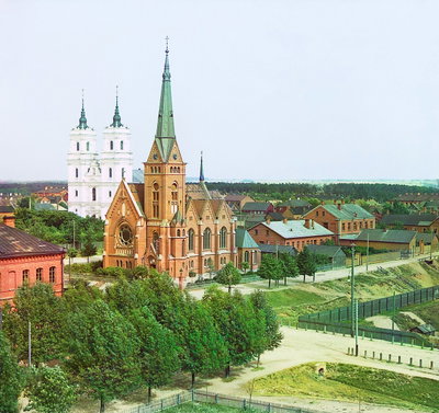 year.(real color photo^Photographer Prokudin-Gorsky), Daugavpils, 1909