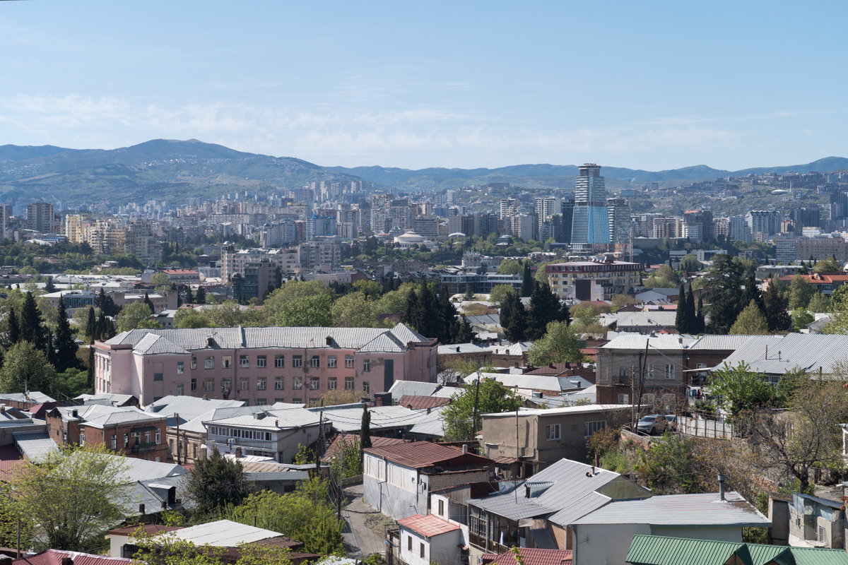 View of Tbilisi from Chaisubani street, Tbilisi, Georgia, 2025