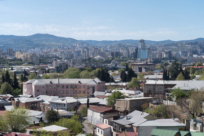 View of Tbilisi from Chaisubani street, Tbilisi, 2025