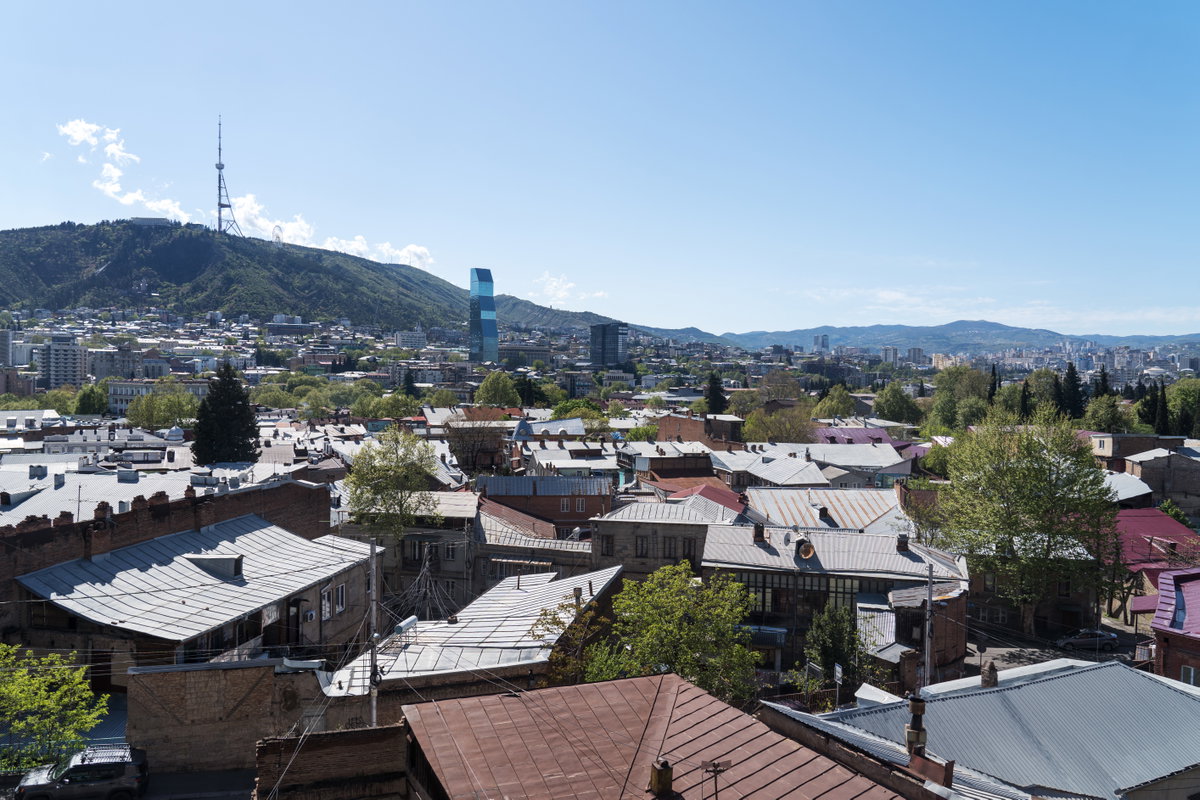 View of Tbilisi from Chaisubani street, Tbilisi, Georgia, 2025