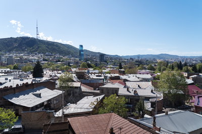 View of Tbilisi from Chaisubani street, Tbilisi, 2025