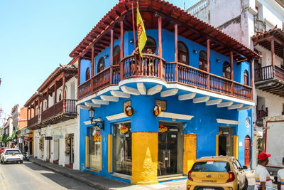 Colombia, Cartagena, Sector Antiguo, Calle de los Santos de Piedra, Cartagena, 2025