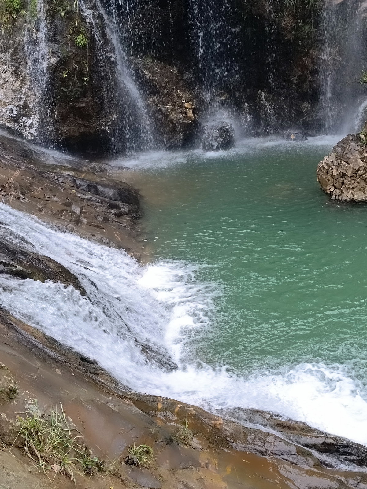 Waterfall view 1, Sa Pa, Vietnam, 2025