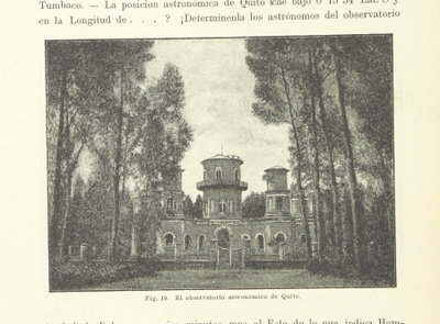 EU: Quito Observatory from Geografía y geología del Ecuador (1892), Quito, 1892