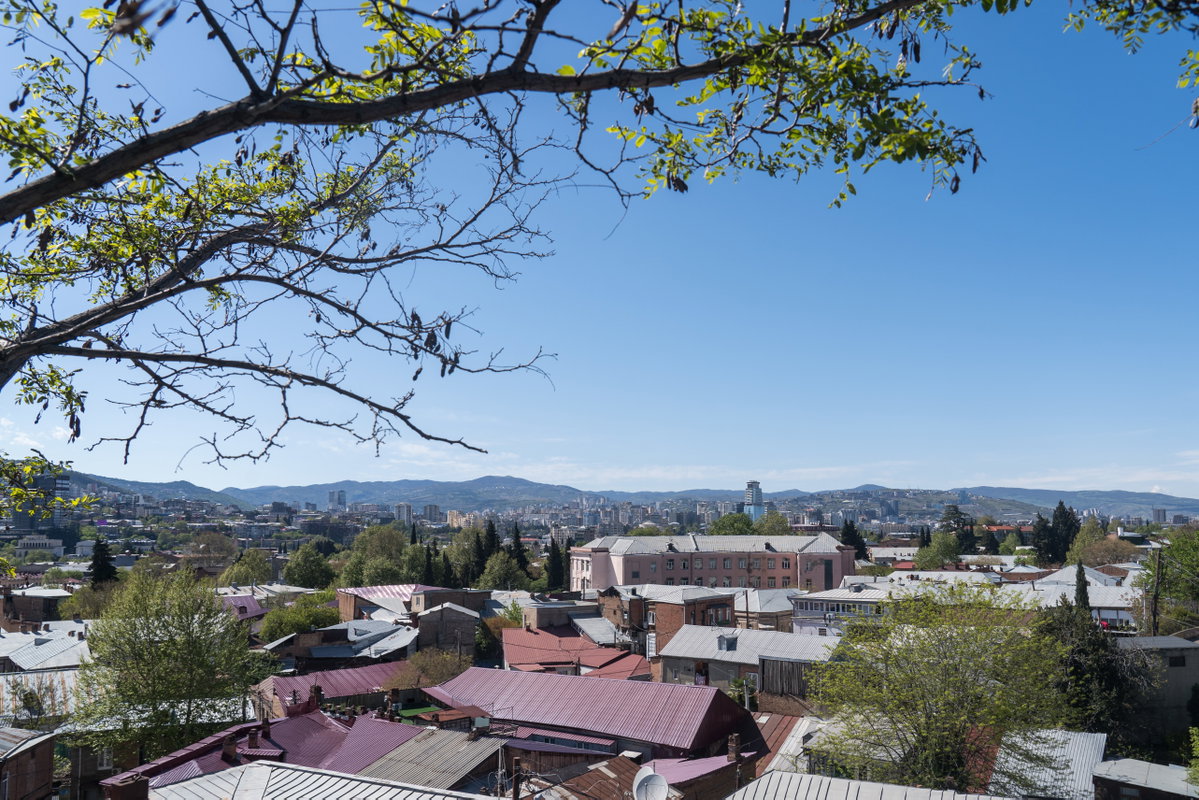 View of Tbilisi from Chaisubani street, Tbilisi, Georgia, 2025