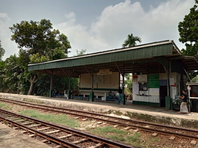 Parami Station, Yangon, 2019