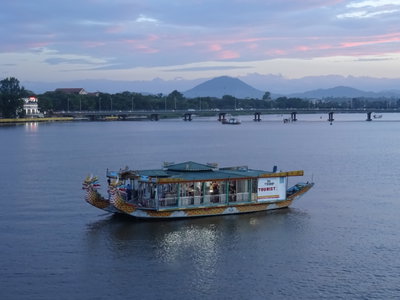 Sunset on the Perfume River 2, Hue, 2018