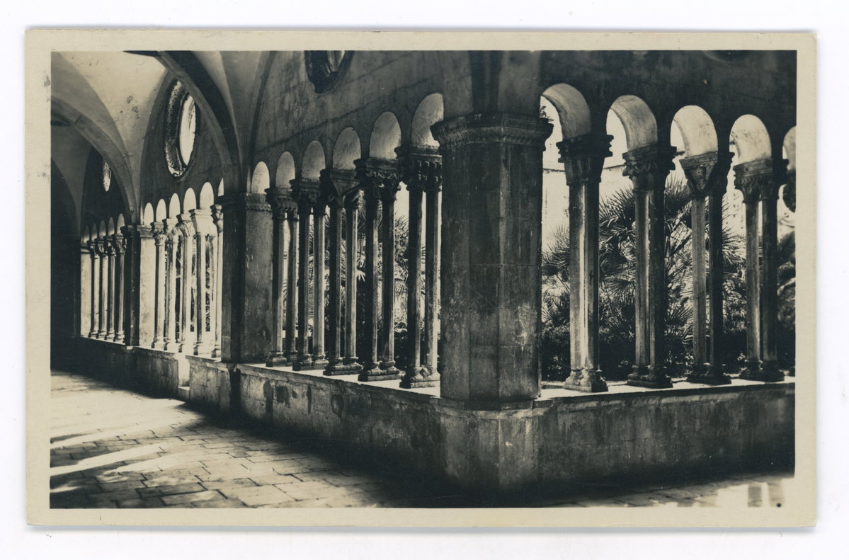 EU: Dubrovnik - St. Francis Monastery - Cloister (1925), Dubrovnik, Croatia, 1925