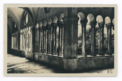 EU: Dubrovnik - St. Francis Monastery - Cloister (1925), Dubrovnik, 1925