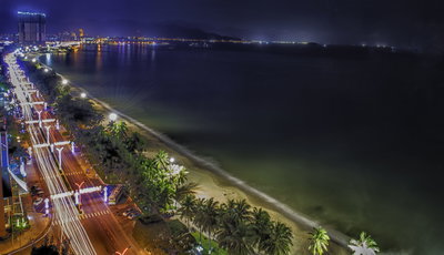 Shoreline of Vietnam, Nha Trang, 2016