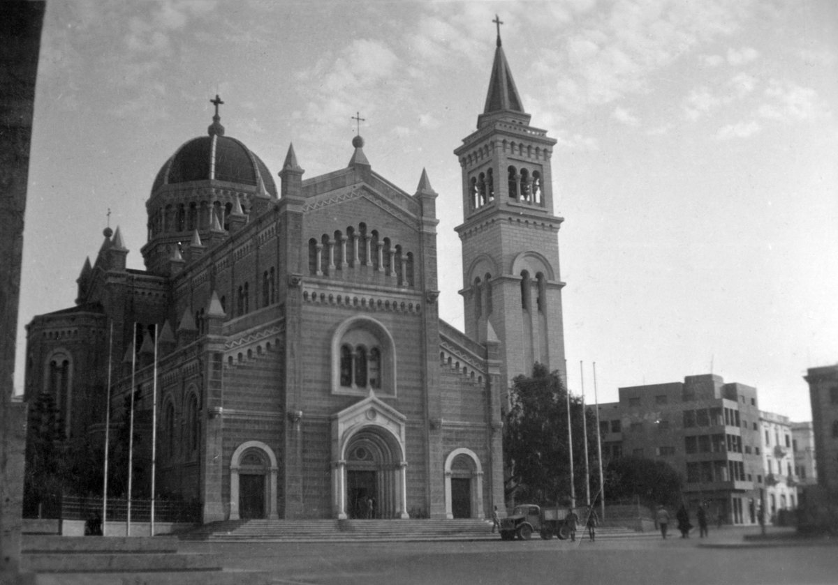 Tripoli Cathedral NE, Tripoli, Libya, 1943