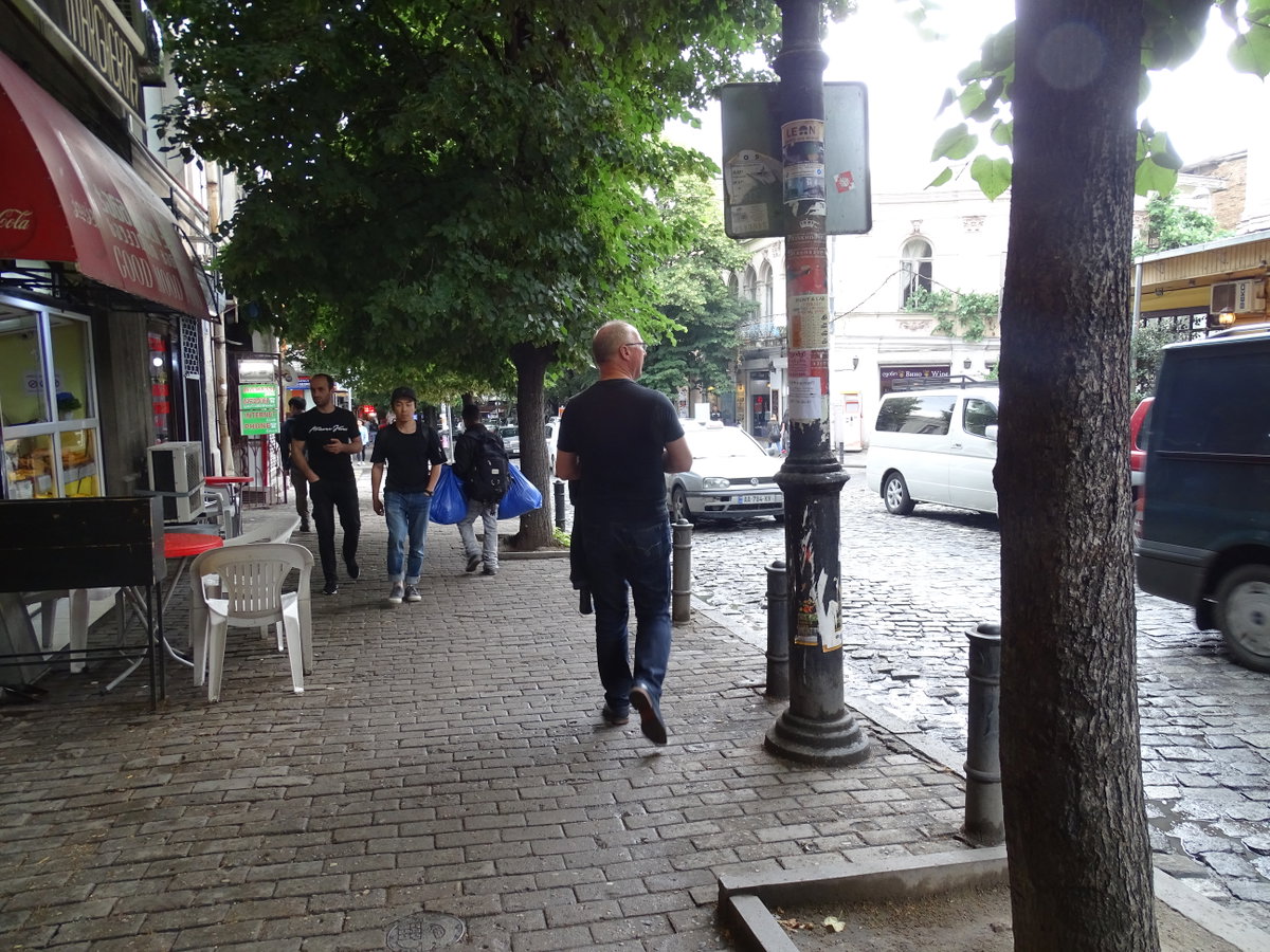Straße in Tiflis 4, Tbilisi, Georgia, 2018