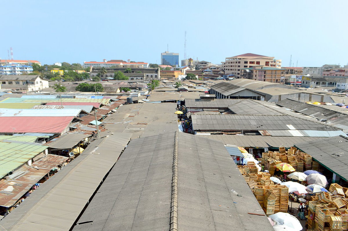 The heart of the market, Accra, Ghana, 2019