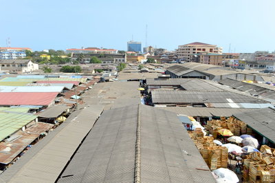 Wig market, Accra — photos through time