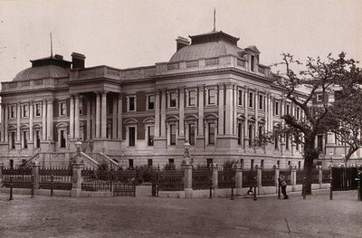 EU: Cape Town, South Africa: houses of parliament. Woodburytype, 1888, after a photograph by Robert Harris. (1888), Cape Town, 1888